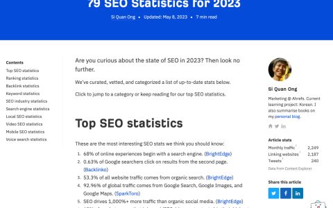 SEO基础：新手SEO成功指南