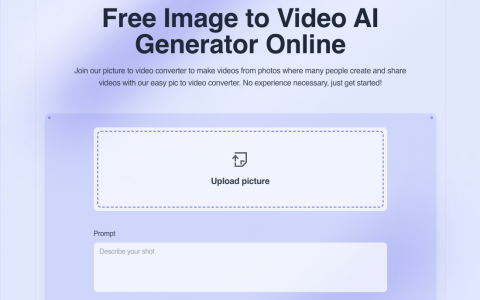 【产品自荐】Image to Video AI