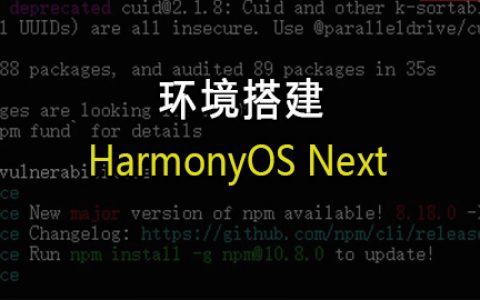 鸿蒙 Next 实战： 环境搭建