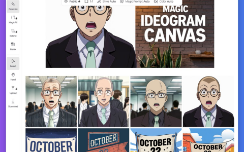 Ideogram Canvas 重塑你创意工作流程的AI无限设计画布