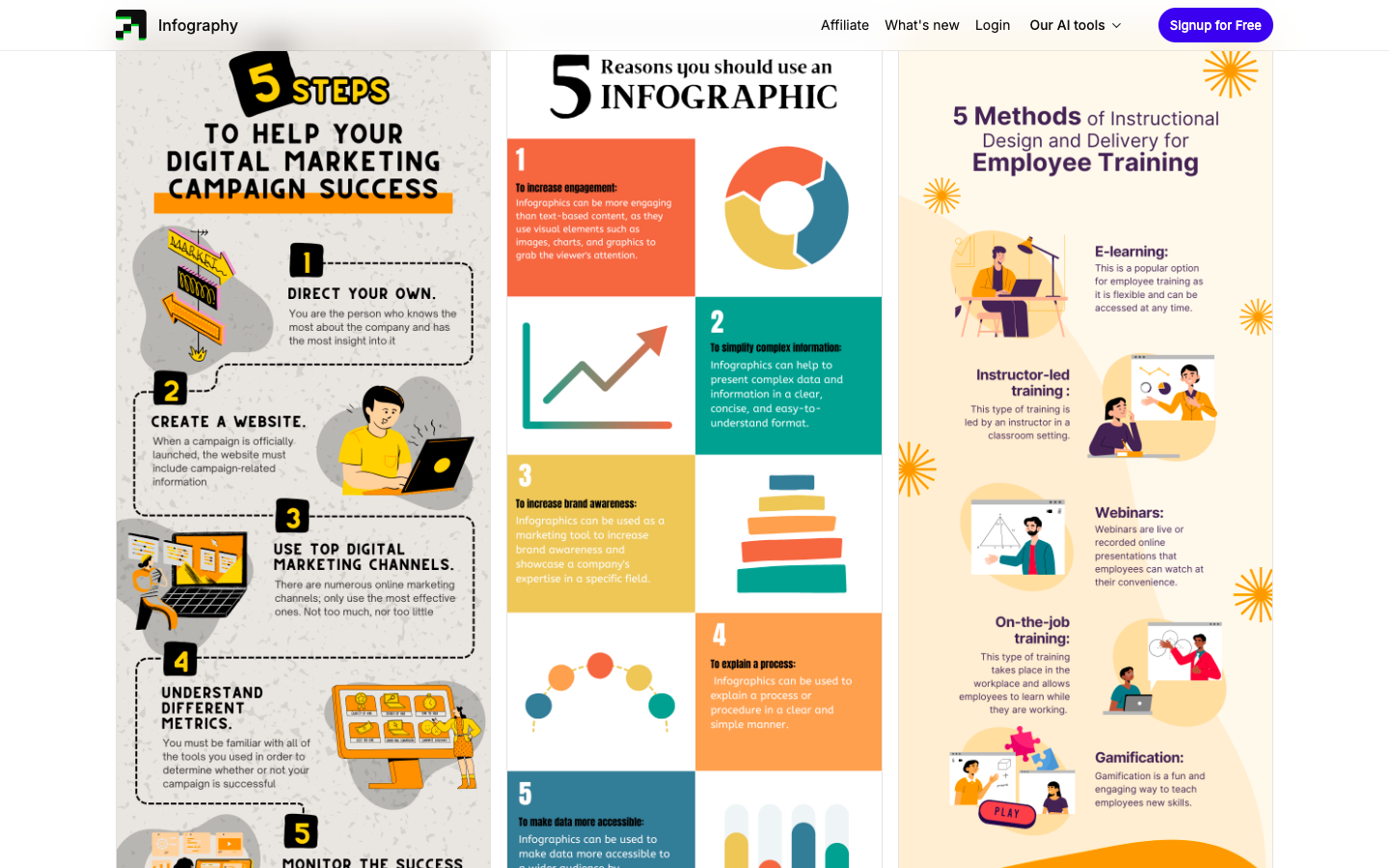 Infography - AI信息图生成器