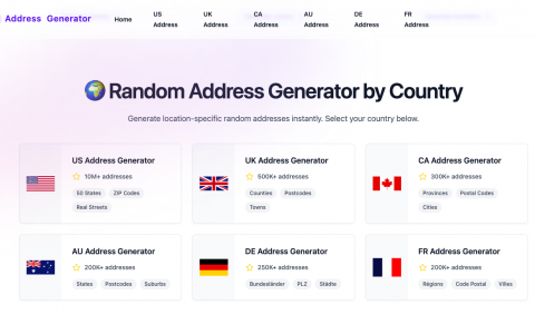 提升测试效率的秘密武器：Random Address Generator 开发者的一站式随机地址生成利器