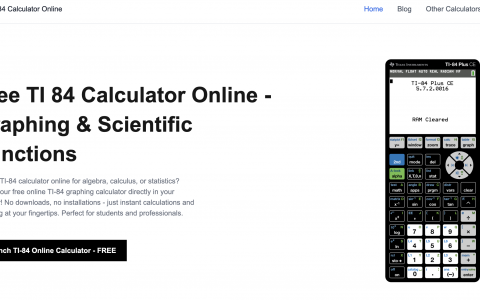 Free TI 84 Calculator Online