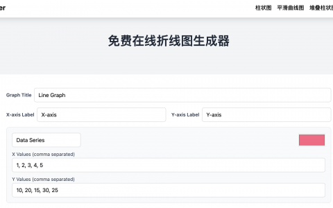 Graph Maker：免费在线折线图生成器，轻松在线制作各种图表