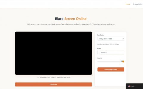 Black Screen Online