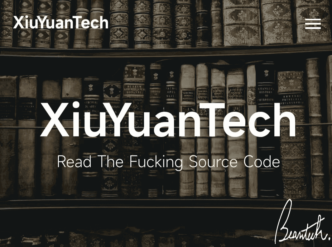 xiuyuantech，xiuyuan博客，xiuyuantech.github.io