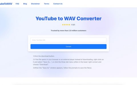 youtube to wav