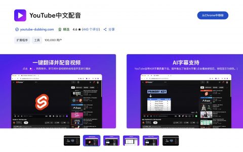 一个帮你把外语视频变成中文视频的神奇插件：YouTube中文配音