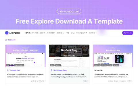 Free website templates