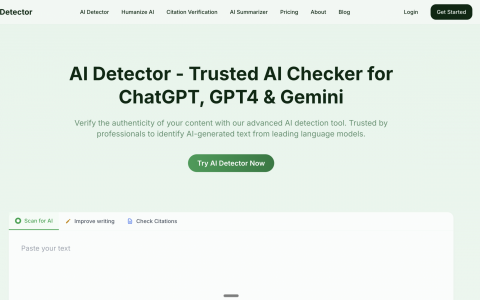 AI Detector-识别 AI 创作的内容