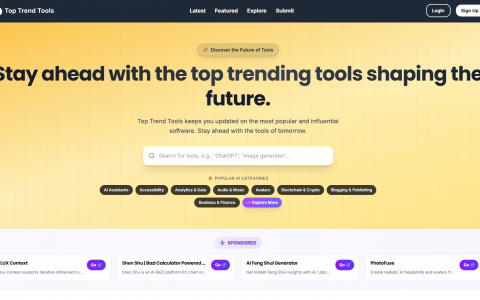 Top Trend Tools-AI 工具导航站