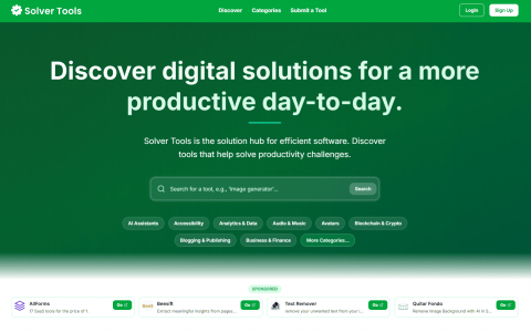 Solver Tools-AI 工具导航站