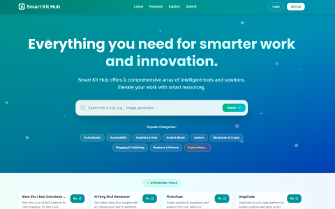 Smart Kit Hub-AI 工具导航站