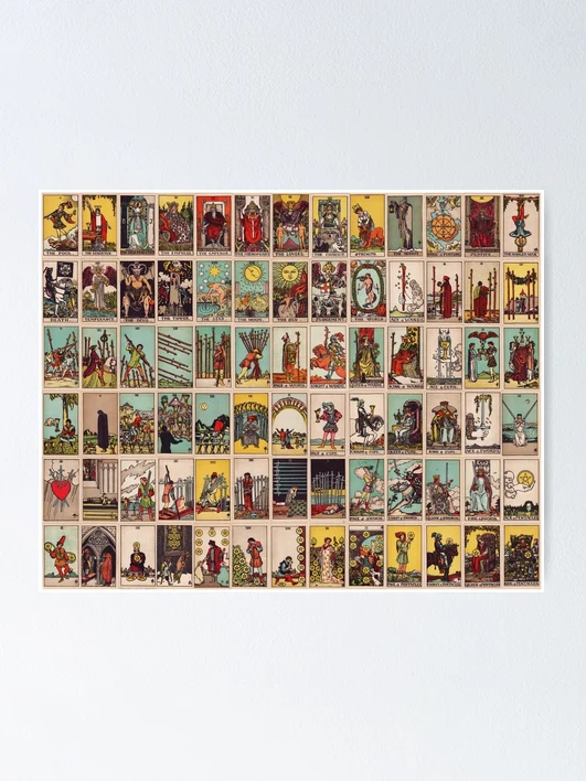 "The Full Tarot deck. Major and Minor Arcana" Poster for Sale by Antron23 |  Redbubble