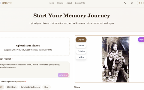 Memories Reborn: How ColorsFix Turned My Grandma’s Faded Photo into a Living Video
