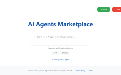 AI Agents Marketplace-一个涵盖当前可用 AI 智能体的综合性市场。