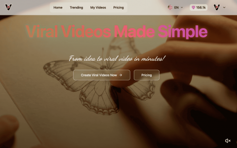 Viral AI Video Maker-由 AI 驱动的病毒式视频创作平台