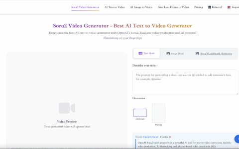 Sora2 AI Video Generator-AI视频创作工具