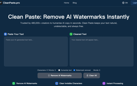 CleanPaste.pro：一键清除AI水印与格式的智能文本清理工具