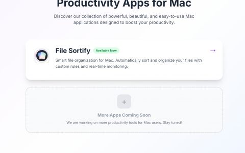 File Sortify: Auto-organize files in seconds. Never dig through Downloads.