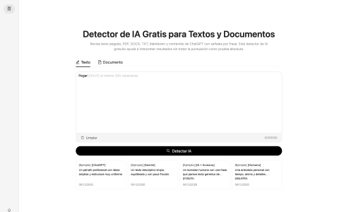 Detector de IA：从粘贴文本到逐句复核的西语 AI 检测工具